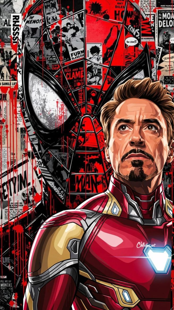 Tony x Spider Man